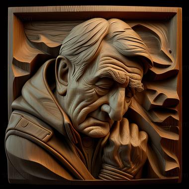 3D model Raymond Briggs (STL)